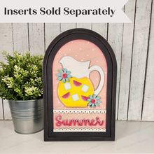 Load image into Gallery viewer, Interchangeable Large Double Framed Arched Boho Sign Frame SVG | Laser Cut File | Boho Frame | Seasonal Interchangeable SVG
