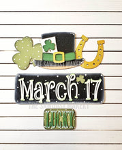 Load image into Gallery viewer, Add-on for Interchangeable Farmhouse Truck SVG | 12&quot; and 24&quot; Truck SVG | St. Patrick&#39;s Day Truck | Lucky | St. Patrick Interchangeable SVG
