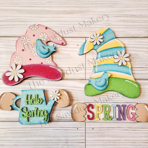 Spring Add On Add-on Interchangeable Gnome SVG File | Spring Add - on | Laser Cut Fi ...