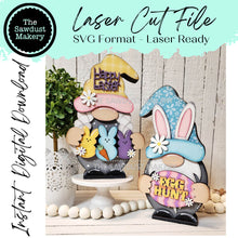 Load image into Gallery viewer, Add-on Interchangeable Gnome SVG File | Easter | Laser Cut File | Easter Bunny Gnome SVG File | SVG | Gnome | Gnome Shelf Sitter
