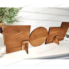 Load image into Gallery viewer, Christmas Word Block Shelf Sitter SVG | Christmas Word Block SVG | SVG File | Laser Cut File | Glowforge | Mantle Decor svg | Christmas svg
