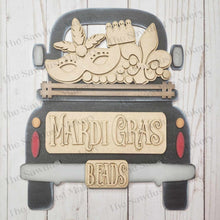 Load image into Gallery viewer, Add-on for Interchangeable Farmhouse Truck SVG | 12&quot; and 24&quot; Truck SVG | Mardi Gras Truck | Party | Mardi Gras Interchangeable SVG
