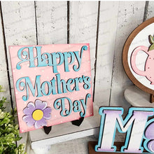 Load image into Gallery viewer, Mother&#39;s Day Teapot Tiered Tray SVG File | Mom Tiered Tray set | Laser cut file | Mother&#39;s Day SVG
