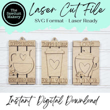 Load image into Gallery viewer, Coffee Pallet Gift Card Holder Bundle Laser Cut SVG File | Coffee Lovers Ornament SVG | Gift Card Bundle SVG | Gifts Card svg
