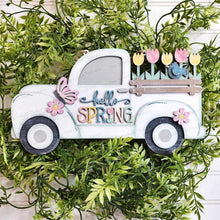 Load image into Gallery viewer, Hello Spring Truck Door hanger SVG Laser File | Spring Laser Cut Files | Laser cut SVG | Glowforge | Spring Door Hanger svg | Spring svg
