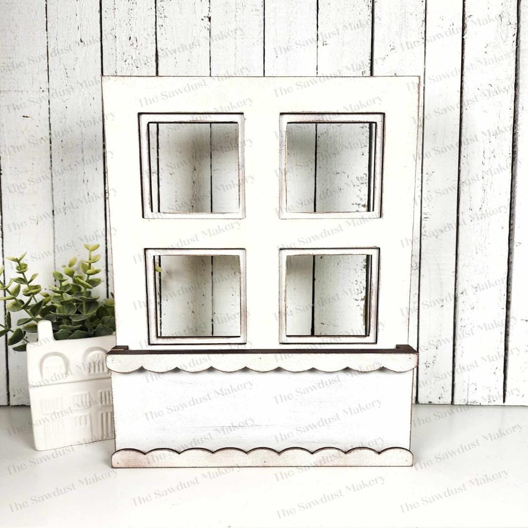 Window Box File Svg Window Box Interchangeable Base SVG | Home Decor SVG | Laser Cut File ...
