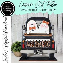 Load image into Gallery viewer, Add-on for Interchangeable Farmhouse Truck SVG | 12&quot; and 24&quot; Truck SVG | Just Say Boo Truck | Halloween | Truck Interchangeable SVG
