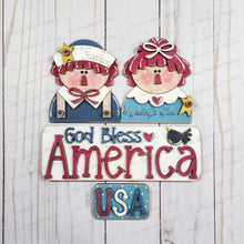 Load image into Gallery viewer, Add-on for Interchangeable Farmhouse Truck SVG | 12&quot; and 24&quot; Truck SVG | Primitive Raggedy Ann &amp; Andy Truck | Primitive Americana Truck

