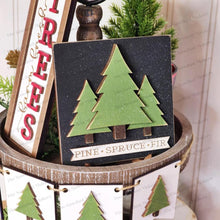 Load image into Gallery viewer, Country Christmas Farmhouse Tiered Tray SVG File | Laser Cut File | Home SVG Christmas Laser File | Farmhouse SVG | Christmas Decor
