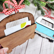 Load image into Gallery viewer, Camper Base ONLY Add-on Ornament SVG File | Laser Cut File | Christmas Ornament Kit | Ornament SVG | Gift Card Ornament svg
