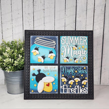 Load image into Gallery viewer, Firefly Summer Sign Bundle Laser Cut File | Laser Cut File | Interchangeable Frame | Farmhouse Sign Insert | Summer SVG | Firefly Sign Svg
