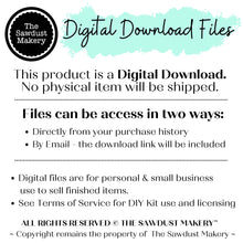 Load image into Gallery viewer, Digital Stencil Set | Basic Mini Stencil Set Vol 1 | Stencil SVG | Polka Dots | Stars | Stripes | Plaid | Stencil File
