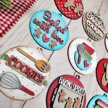 Load image into Gallery viewer, Christmas Baking Ornament Bundle SVG File | Laser Cut File | Christmas Ornaments | Ornament SVG | Gingerbread Christmas Ornaments SVG
