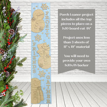 Load image into Gallery viewer, Frosty Friends Snowman Porch Leaner SVG File | Laser Cut File | Glowforge | Snowman Let it Snow | Snowman svg | Winter SVG
