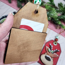 Load image into Gallery viewer, North Pole Ornament Gift Card Holder Laser Cut SVG File | Christmas Ornaments | Laser SVG File | Christmas Gift | Gift Tag SVG
