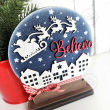 Load image into Gallery viewer, Snow Globe Ornament SVG File | Laser Cut File | Christmas Ornament Kit | Ornament SVG | Winter | Christmas SVG Personalized
