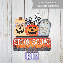 Load image into Gallery viewer, Add-on for Interchangeable Farmhouse Truck SVG | 12&quot; and 24&quot; Truck SVG | Skeleton Spook Squad Truck | Halloween | Truck Interchangeable SVG
