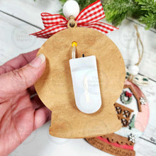Load image into Gallery viewer, Winter Trees Lighted Snow Globe Ornament SVG File | Laser Cut File | Fairy Light Ornament svg | Ornament SVG | Winter svg
