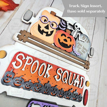 Load image into Gallery viewer, Add-on for Interchangeable Farmhouse Truck SVG | 12&quot; and 24&quot; Truck SVG | Skeleton Spook Squad Truck | Halloween | Truck Interchangeable SVG
