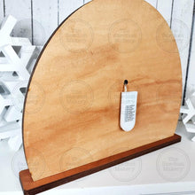 Load image into Gallery viewer, Christmas Church Light up Shelf Sitter Standing Sign File SVG | Christmas Laser Cut File | Winter Mantle decor | Vintage Christmas Svg
