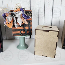 Load image into Gallery viewer, Interchangeable Display Box Votive Cube SVG | Display Box SVG | Laser Cut File | Seasonal Interchangeable Signs | Votive Cube | Office Decor
