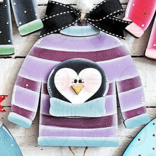 Load image into Gallery viewer, Winter Sweaters Pop-Out Christmas Ornament SVG File | Laser Cut File | Christmas Ornament SVG | DIY Ornament Bar svg
