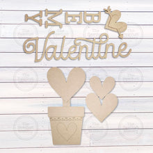 Load image into Gallery viewer, Be My Valentine Porch Leaner SVG File | Laser Cut File | Glowforge | Valentine svg | Love svg | Happy Valentines Day SVG
