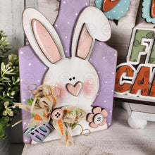 Load image into Gallery viewer, Prim Bunnies &amp; Carrot Decor Set SVG File | Prim Bunny SVG| Laser Cut File | Tiered Tray Decor | Easter SVG File | Prim Easter Decor
