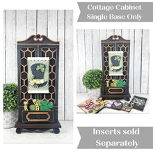 Load image into Gallery viewer, Cottage Cabinet Single Insert Interchangeable Base SVG | Home Decor SVG | Laser Cut File | Interchangeable Shelf Sitter SVG

