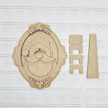 Load image into Gallery viewer, Santa Frame Shelf Sitter SVG File | Laser Cut File | Prim Santa Christmas SVG | Christmas Shelf Sitter SVG | Santa Claus Laser Svg
