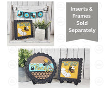Load image into Gallery viewer, Honey Bee SVG File | Bee Mini Tray Decor Set SVG | Laser Cut File | Glowforge | Bee SVG File | Honey Bee| Daisy | Honey Bee

