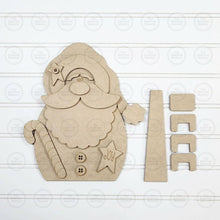 Load image into Gallery viewer, Santa Claus Shelf Sitter Laser Cut File | Christmas Ornaments | Laser SVG File | Christmas Gift | Santa Claus Decor | Christmas Shelf Sitter
