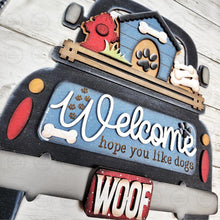 Load image into Gallery viewer, Add-on for Interchangeable Farmhouse Truck SVG | 12" and 24" Truck SVG | Welcome Dog Truck | Dog Truck Interchangeable SVG
