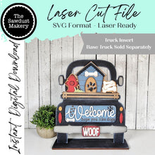 Load image into Gallery viewer, Add-on for Interchangeable Farmhouse Truck SVG | 12" and 24" Truck SVG | Welcome Dog Truck | Dog Truck Interchangeable SVG
