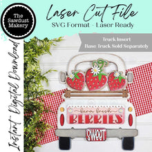 Load image into Gallery viewer, Add-on for Interchangeable Farmhouse Truck SVG | 12" and 24" Truck SVG | Fresh Berries Truck | Summer | Strawberry Truck Interchangeable SVG
