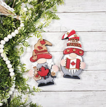 Load image into Gallery viewer, Add-on Interchangeable Gnome SVG File | Canada Gnome Add - on | Laser Cut File | Canada SVG File | Gnome Shelf Sitter (Digital Download)
