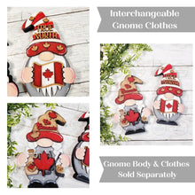Load image into Gallery viewer, Add-on Interchangeable Gnome SVG File | Canada Gnome Add - on | Laser Cut File | Canada SVG File | Gnome Shelf Sitter (Digital Download)
