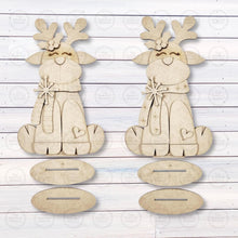 Load image into Gallery viewer, Reindeer Shelf Sitter Christmas SVG File | Laser Cut File | Christmas Reindeer SVG | Christmas SVG (Digital Download)
