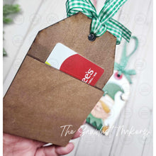Load image into Gallery viewer, Holiday Ornament Gift Card Holder Laser Cut SVG File | Christmas Ornaments | Laser SVG File | Glowforge | Gift Tag SVG
