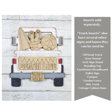 Load image into Gallery viewer, Add-on for Interchangeable Farmhouse Truck SVG | 12" and 24" Truck SVG | Beach Life Truck | Summer | Summer Truck Interchangeable
