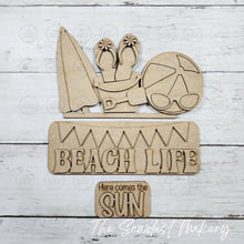 Load image into Gallery viewer, Add-on for Interchangeable Farmhouse Truck SVG | 12" and 24" Truck SVG | Beach Life Truck | Summer | Summer Truck Interchangeable
