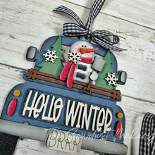 Load image into Gallery viewer, Winter Friends Truck Ornament Bundle SVG File | Laser Cut File | Christmas Ornament SVG | Christmas SVG | Christmas Truck Ornament
