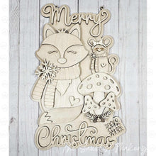 Load image into Gallery viewer, Forest Friends Christmas Ornament Bundle SVG File | Laser Cut File | Christmas Ornament | Ornament SVG | Fox &amp; Mice Christmas Ornaments SVG
