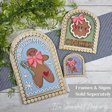 Load image into Gallery viewer, Interchangeable Beaded Arched Boho Frame Bundle | Laser Cut File | Boho Frame | Seasonal Interchangeable SVG
