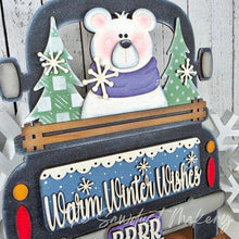 Load image into Gallery viewer, Add-on for Interchangeable Farmhouse Truck SVG | 12" and 24" Truck SVG | Polar Bear Truck | Winter Truck Interchangeable SVG
