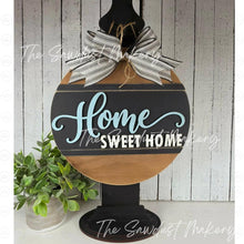 Load image into Gallery viewer, Interchangeable Round Door Hanger Starter Bundle | Laser Cut File (Digital Download)

