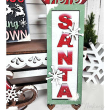 Load image into Gallery viewer, North Pole Santa Decor Set Tiered Tray SVG File | Laser Cut File | Christmas | Santa Claus Christmas | Retro Christmas

