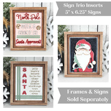 Load image into Gallery viewer, Christmas Baking Trio Sign Bundle Laser Cut File | VIP Club Files September 2025 | Interchangeable Frame | 5" x 6.25" sign inserts
