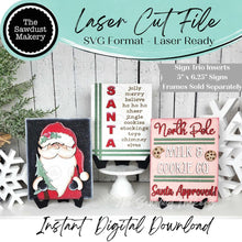 Load image into Gallery viewer, Christmas Baking Trio Sign Bundle Laser Cut File | VIP Club Files September 2025 | Interchangeable Frame | 5" x 6.25" sign inserts
