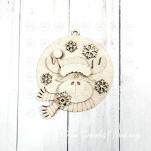 Load image into Gallery viewer, Moose Christmas Ornament Bundle SVG | Laser Cut File (Digital Download)
